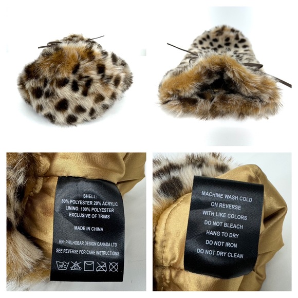 Set Of Three Plush Soft Faux Fur Wine Bottle Bags Decor Gift Holiday Fall Winter - Picture 4 of 12